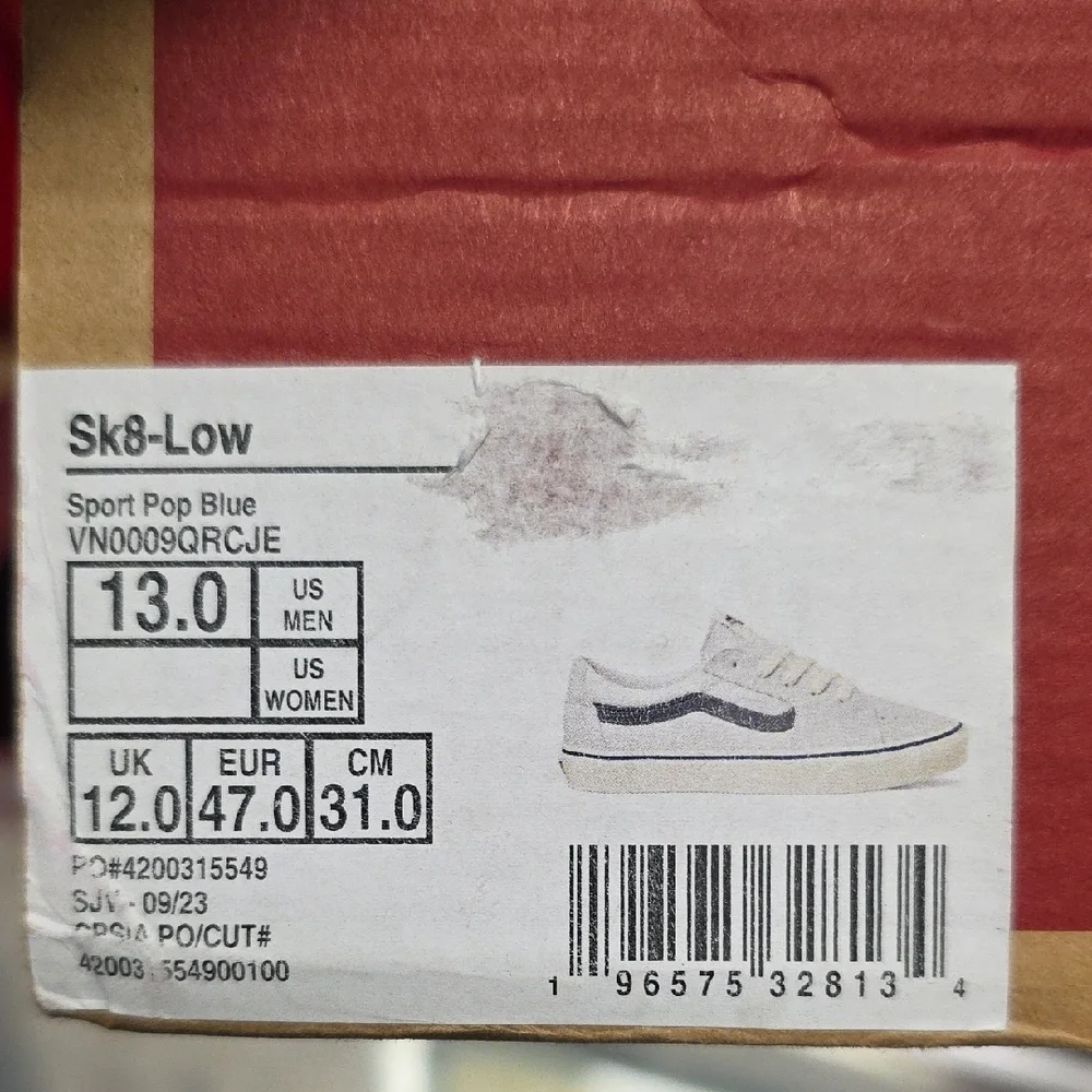 Vans Sk8-low sport pop blue